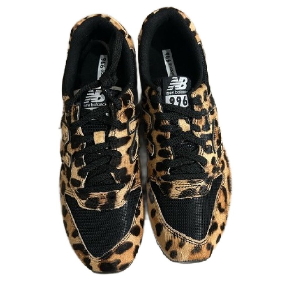 New Balance X J.Crew 996 sneakers in Leopard Calf Hair -Size 8- Never Worn - Picture 9 of 10